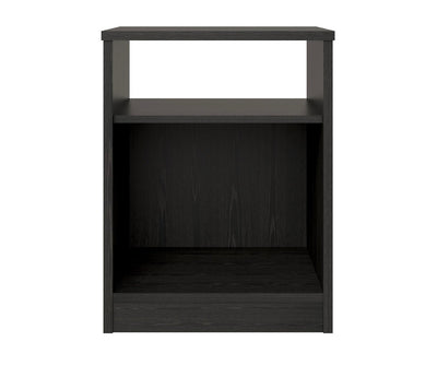 Mainstays Classic Nightstand, Black Oak