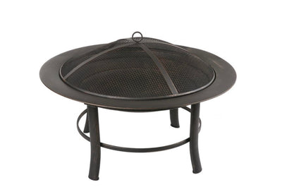 Mainstays 28" Fire Pit with PVC Cover and Spark Guard- **New in box**