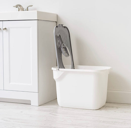 IRIS USA Top Entry Cat Litter Box with Cat Litter Scoop- NEW!
