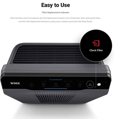 Winix 5300-2 Air Purifier with True HEPA, PlasmaWave and Odor Reducing Carbon Filter,Gray- NEW IN BOX!!!!