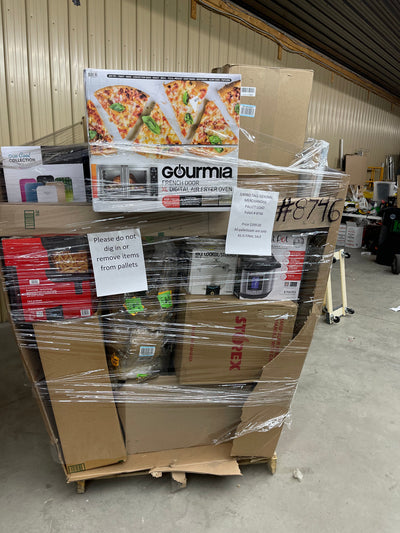 Jumbo huge liquidation pallet- over 7 ft tall ! Pallet number 8746
