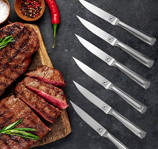 imarku 16 PCS High Carbon Japanese Stainless Steel Knife Sets for Kitchen with Block, Dishwasher Safe- NEW IN BOX!!!