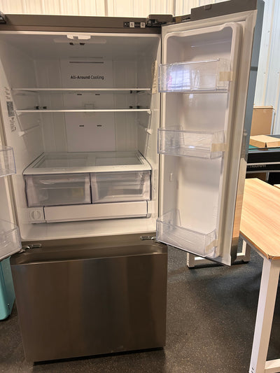Samsung 22-cu ft French Door Refrigerator with Ice Maker (Fingerprint Resistant Stainless Steel) ENERGY STAR!  -Brand new out of the box
