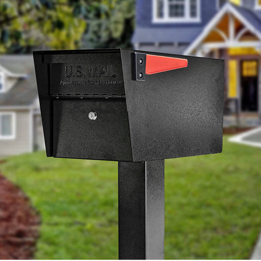 Mail Boss 7506 Mail Manager Curbside Locking Security Mailbox, Black,Large- NEW IN BOX