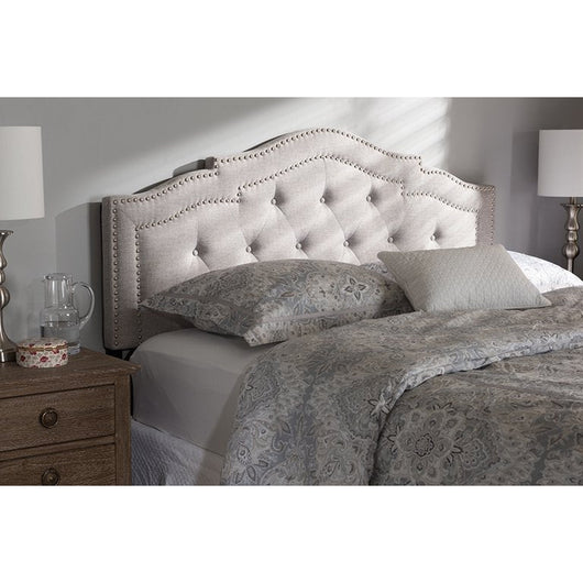 Baxton Studio Edith Modern and Contemporary Greyish Beige Fabric Full Size Headboard!

-Brand new in the box