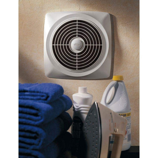 Broan-NuTone 506 Chain-Operated, Through-the-Wall Ventilation Fan White Cover, 430 CFM, 7.5 Sones, 10"**New in box**