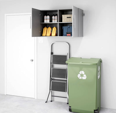 HangUps Upper Storage Cabinet, 36", Light Gray- NEW IN BOX!!!!