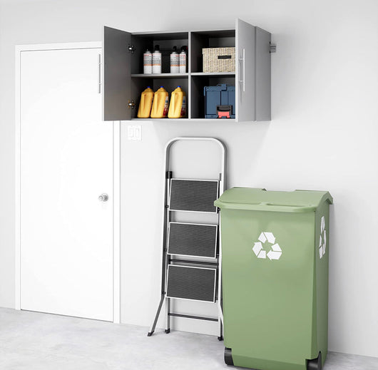 HangUps Upper Storage Cabinet, 36", Light Gray- NEW IN BOX!!!!