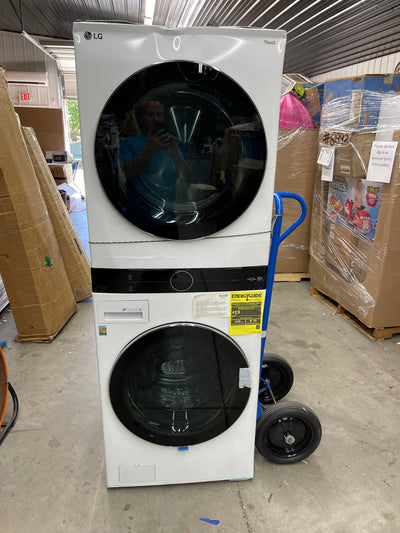 Front Load Washer and 7.4 cu. ft. Dryer!  WHITE FINISH  -Brand new never used, scratch and dent unit - , photos shown - GAS DRYER!