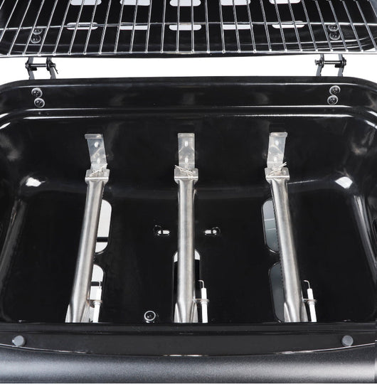 RevoAce 3-Burner LP Gas Grill with Side Burner, Blue Sapphire!! NEW IN BOX!!