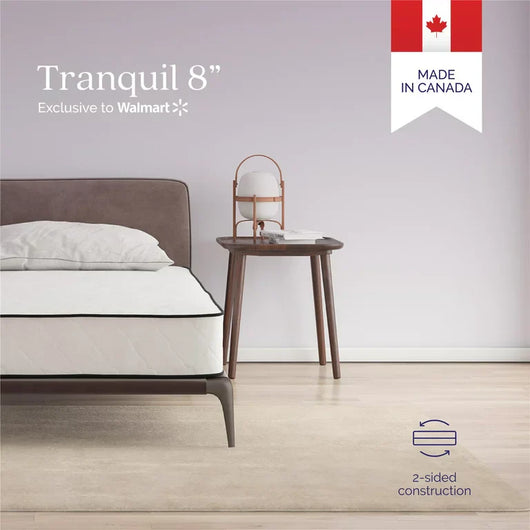 Signature Sleep Tranquil 8'' 2-Sided Pocket Spring Mattress, Twin**New in box**