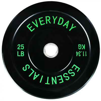 BalanceFrom Olympic Bumper Plate Weight Plate with Steel Hub 25lbs **New**