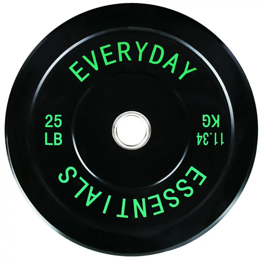 BalanceFrom Olympic Bumper Plate Weight Plate with Steel Hub 25lbs **New**