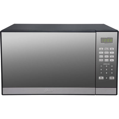 Oster 1.3 Cu. ft. Stainless Steel with Mirror Finish Microwave Oven with Grill**New,used very few times**
