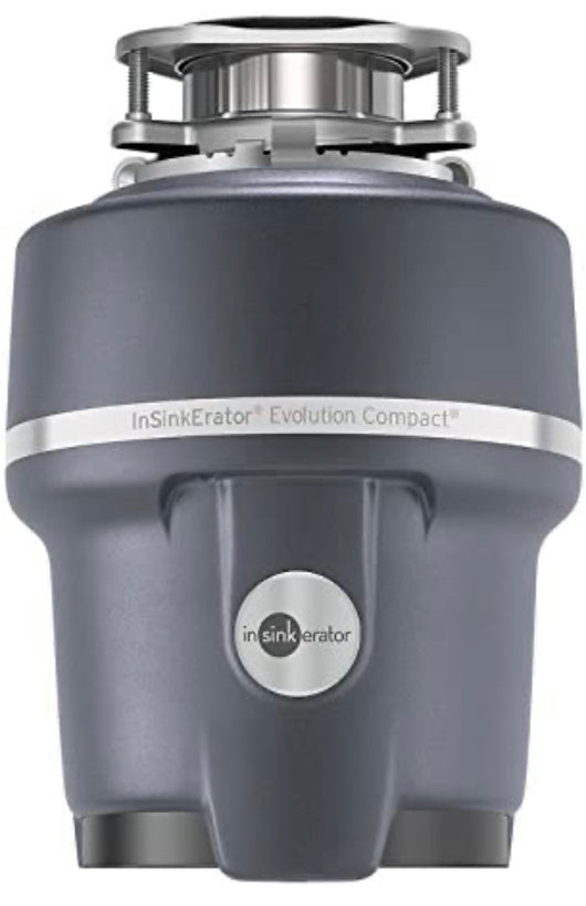 InSinkErator Garbage Disposer Compact 3/4 HP Evolution Compact, Gray!! NEW IN BOX!!