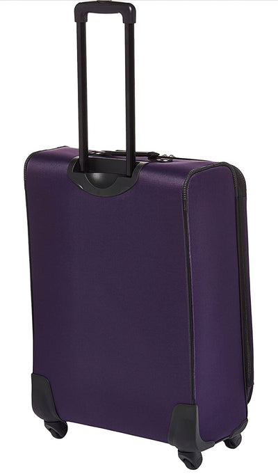 American Tourister Pop Max Softside Luggage with Spinner Wheels, Purple, 3-Piece Set (21/25/29)- NEW OUT OF BOX!!!