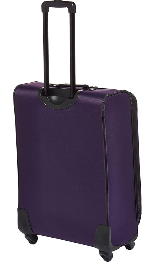 American Tourister Pop Max Softside Luggage with Spinner Wheels, Purple, 3-Piece Set (21/25/29)- NEW OUT OF BOX!!!
