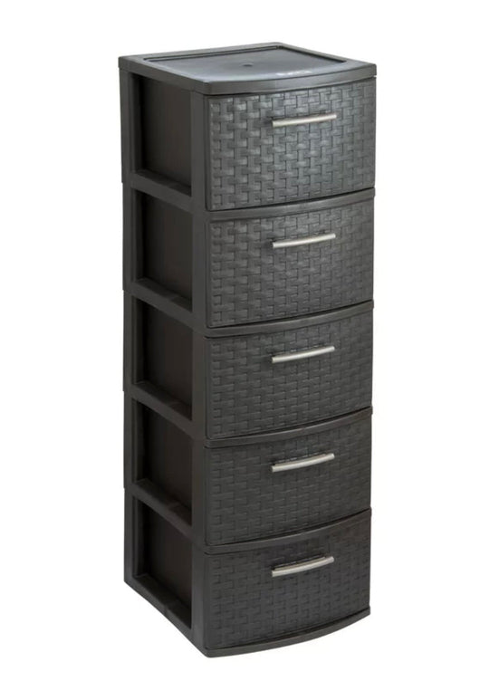 MQ INFINITY 5-Drawer Storage Cabinet in Espresso- NEW IN BOX!