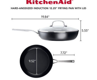 KitchenAid Hard Anodized Induction Nonstick Frying Pan 12.25 in (new)