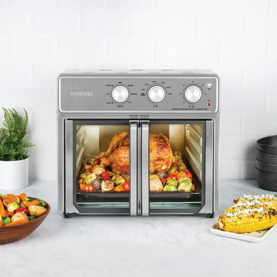 Kalorik MAXX 26 Quart Air Fryer Oven, Stainless Steel**New in box**