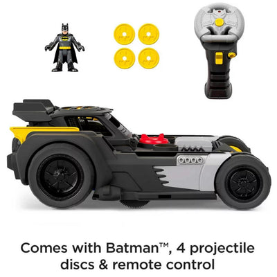 Imaginext DC Super Friends Batman Transforming Batmobile Remote Control Car with Lights & Sounds- NEW IN BOX!!!