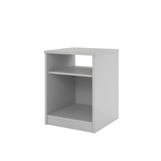 Mainstays Classic Open Shelf Nightstand, Dove Gray**New in box**