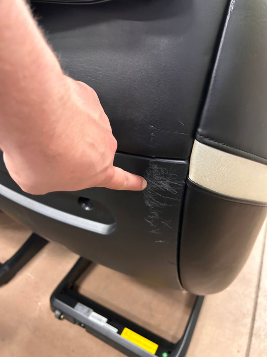BOSSCARE Assembled Massage Chair Recliner with Zero Gravity Full Body Massage Black!  -Brand new and assembled (Has some small scratches on the back side plastic, photos shown)