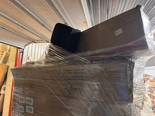 Jumbo huge liquidation pallet- over 7 ft tall ! Pallet number 8749!