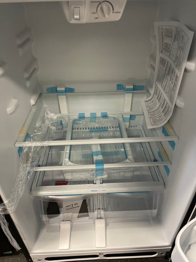Frigidaire  20.5-cu ft Top-Freezer Refrigerator (Stainless Steel)!  -Brand new, scratch & dent photos shown -Automatically 20% OFF AT CHECKOUT!!! (PRICE AFTER 20% = $583)