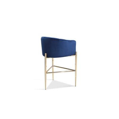 Chic Home Ivah Velvet Upholstered 3 Legged Bar Stool Chair**New in Box**