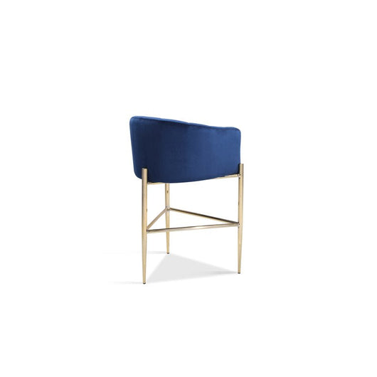 Chic Home Ivah Velvet Upholstered 3 Legged Bar Stool Chair**New in Box**