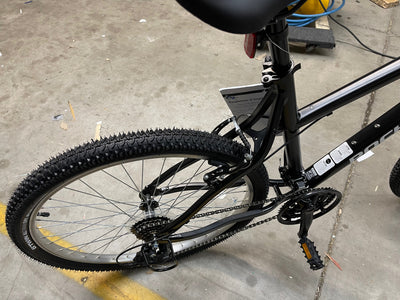 Decathlon Rockrider ST50, 21 Speed Aluminum Mountain Bike, 26", Unisex Black, Medium- brand new and assembled