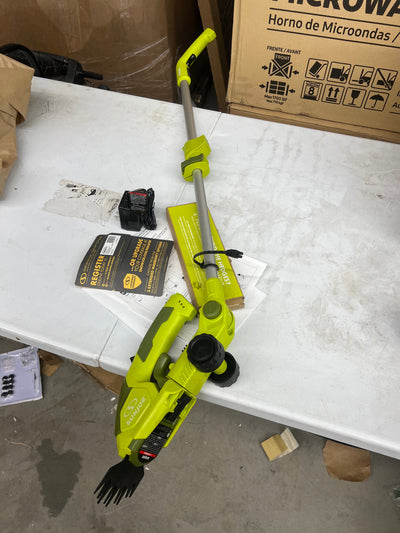 Sun Joe HJ605CC Cordless 2-in-1 Grass Shear + Hedge Trimmer w/Extension Pole, Green- Barely Used, Works Great!!!