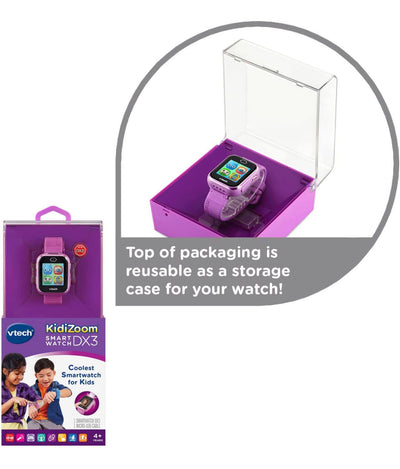 VTech KidiZoom Smartwatch DX3, Purple- NEW IN BOX!!!