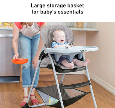 Graco Slim Snacker High Chair, Ultra Compact High Chair, Whisk- NEW IN BOX!!!