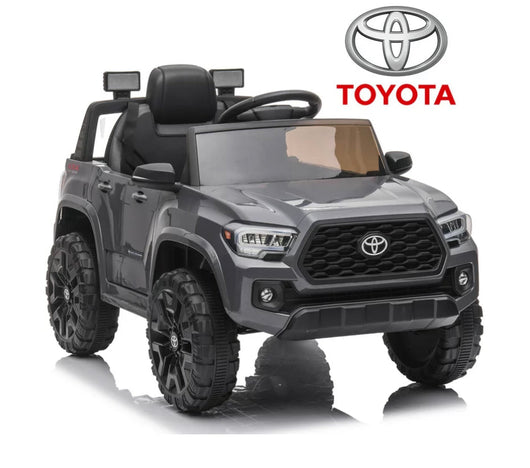 uhomepro Gray 12 V Toyota Tacoma Powered Ride On Car with Remote Control, LED Lights & MP3 Player- NEW IN BOX!!!