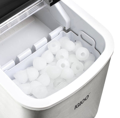 Igloo IGLICEB33BK 33-Pound Automatic Portable Countertop Ice Maker Machine, Black- Lightly Used, Very Clean!!!