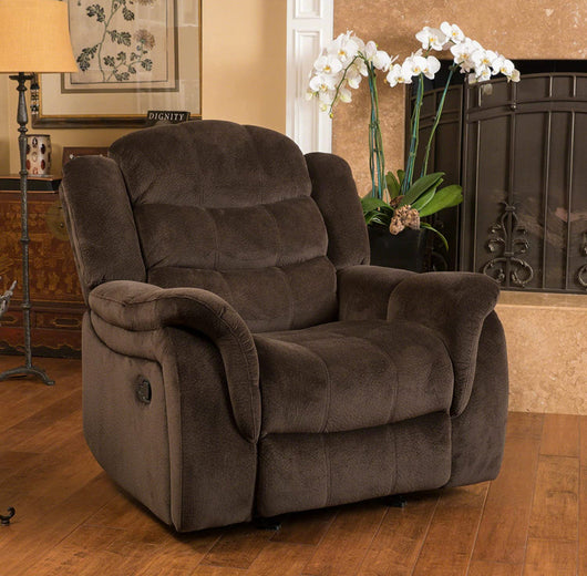 Christopher Knight Home Hawthorne Glider Recliner, Chocolate (new and assembled)
