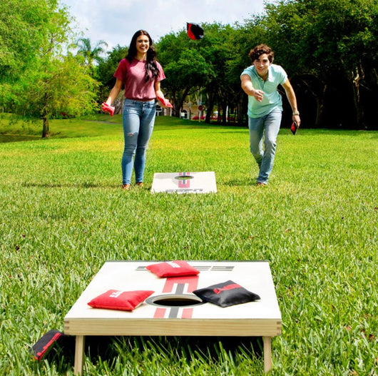 ESPN 36 inch Solid Wood Cornhole Set with All-Weather Bean Bags- NEW IN BOX!!!!