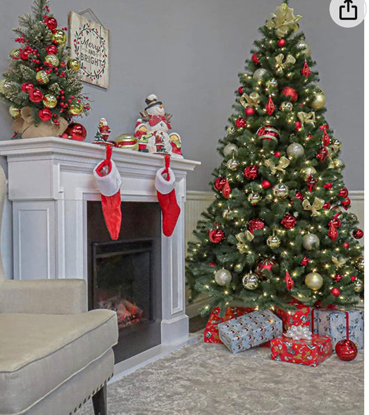 National Tree Company Artificial Full Christmas Tree, Green, North Valley Spruce, Includes Stand, 9 Feet- new in box