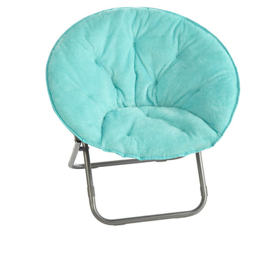Mainstays Faux Fur Saucer™ Chair, Aqua**New**