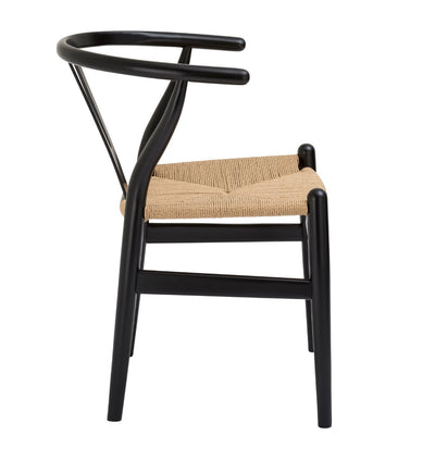 Weave Arm Chair set of 2, black (new out of the box)