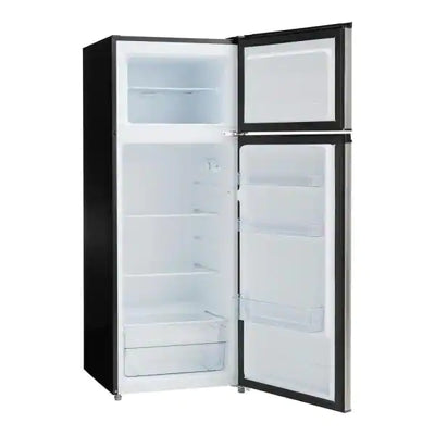 Vissani 7.1 cu. ft. Top Freezer Refrigerator in Stainless Steel Look**New,Dented from shipping** **