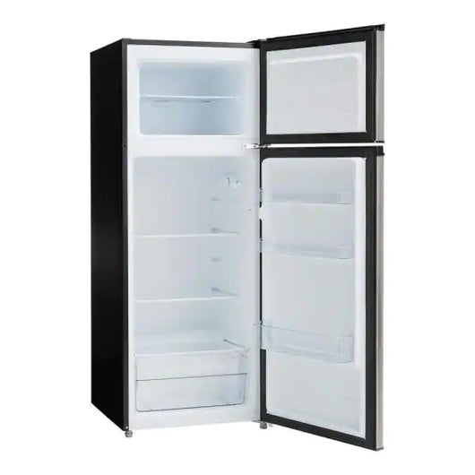 Vissani 7.1 cu. ft. Top Freezer Refrigerator in Stainless Steel Look**New,Dented from shipping** **