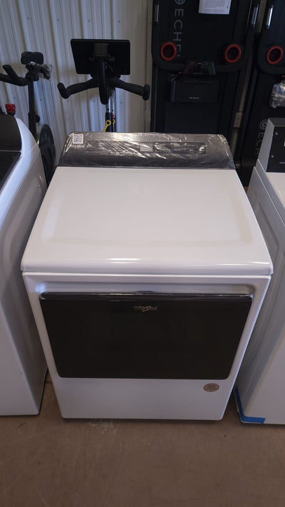 Whirlpool 7.4-cu ft Vented Electric Dryer with Intuitive Controls - White ((USED ONCE -