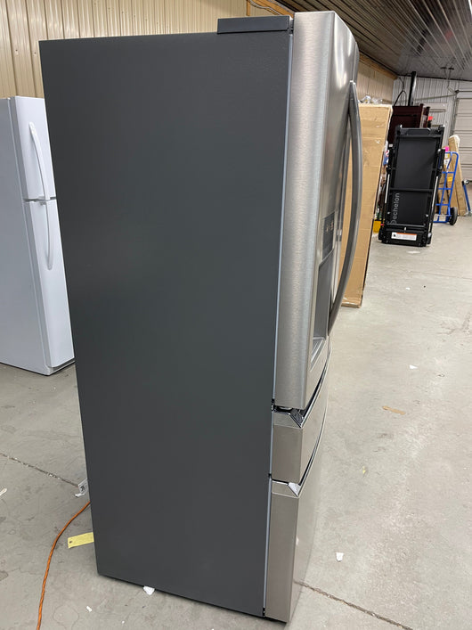 Frigidaire Gallery 21.5-cu ft 4-Door Counter-depth French Door Refrigerator with Ice Maker (Smudge-proof Stainless Steel) ENERGY STAR Item #5037443 Model #GRMC2273CF- new - scratch and dent