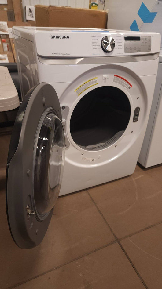 Samsung 7.5-cu ft Stackable Steam Cycle Electric Dryer (White) USED TESTED AND WORKS GREAT