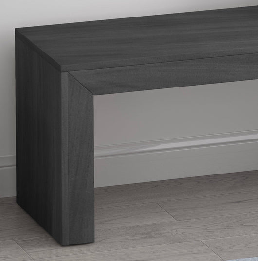 Noble House Maiya Farmhouse Acacia Wood Dining Bench, Black!! NEW IN BOX!!