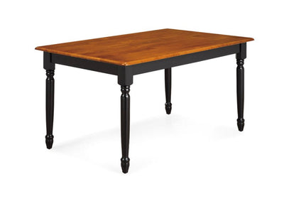 Better Homes and Gardens Autumn Lane Farmhouse Dining Table, Black and Oak- NEW IN BOX!!!