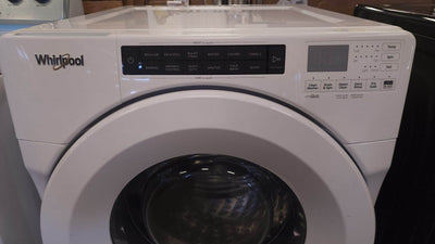 Whirlpool 4.5-cu ft Closet-Depth High-Efficiency Front Load Washer with Load and Go Dispenser - White USED - TESTED & WORKS GREAT!